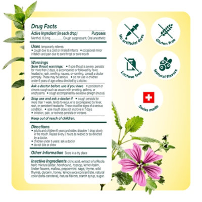 Ricola Max Honey Lemon Throat Care - 34 Count - Image 4