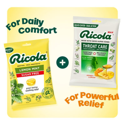 Ricola Max Honey Lemon Throat Care - 34 Count - Image 6