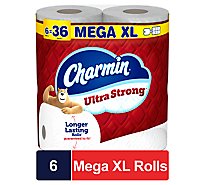 Charmin Ultra Strong Bath Tissue 6smr - 6 RL