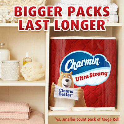 Charmin Ultra Strong Toilet Paper - 12 Mega Rolls - Image 6