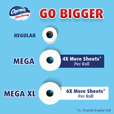 Charmin Ultra Strong Mega Bath Tissue - 12 Roll - Image 7