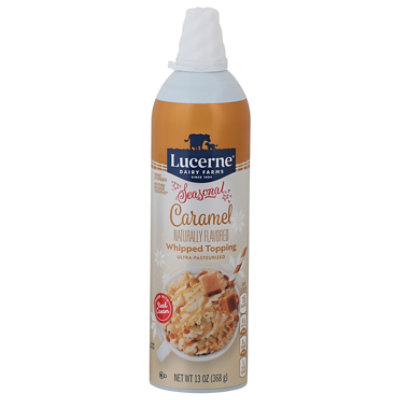 Lucerne Whipped Topping Caramel Aero - 13 OZ