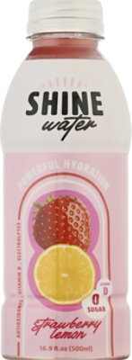 Shinewater Strawberry Lemon Sparkling Water - 16.9 Fl. Oz. - Image 2