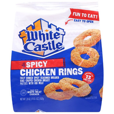 White Castle Fully Cooked Breaded Spicy Chicken Rings - 20 OZ - Image 3