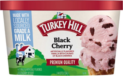 Turkey Hill Premium Black Cherry Ice Cream - 46 Fl. Oz. - Image 5