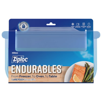 Ziploc Endurables Reusable Silicone Pouch Large - 0.5 Gallon - Image 1