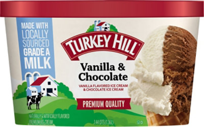 Turkey Hill Premium Vanilla And Chocolate Ice Cream - 46 Fl. Oz. - Image 5