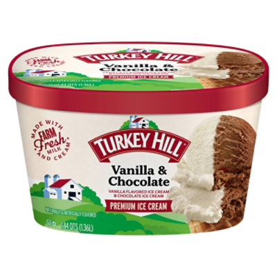 Turkey Hill Premium Vanilla And Chocolate Ice Cream - 46 Fl. Oz. - Image 1