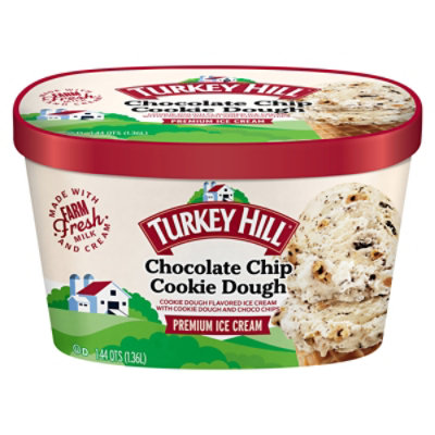 Turkey Hill Premium Chocolate Chip Cookie Dough Ice Cream - 46 Fl. Oz. - Image 1