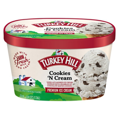 Turkey Hill Premium Cookies N Cream Ice Cream - 46 Fl. Oz. - Image 3