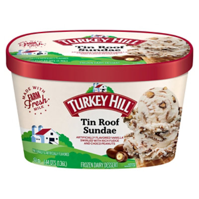 Turkey Hill Fdd Tin Roof Sundae Ice Cream - 46 Fl. Oz. - Image 1