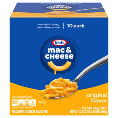 Kraft Macaroni and Cheese Dinners Box - 10-7.25 Oz - Image 3