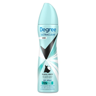 Degree Women Black White Deodorant Dry Spray - 3.8 Oz - Image 2