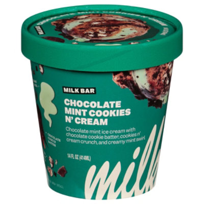 Milk Bar Chocolate Mint Chip Ice Cream - 14 OZ - Image 3