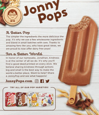 Jonnypops Oak Milk Chocolate Fudge - 8.25 Oz - Image 6