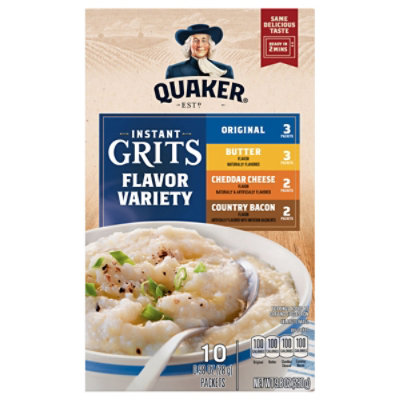 Quaker Variety Instant Grits - 9.8 Oz - Image 3