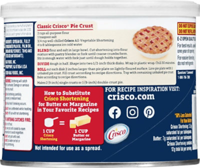 Crisco Vegetable Shortening - 16 Oz - Image 5
