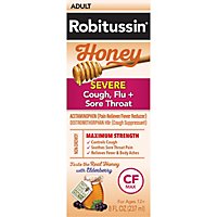 Robitussin Honey CF Max Day Adult Syrup - 8 Oz - Image 1