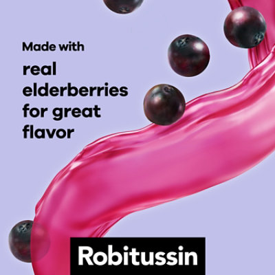 Robitussin Childrens Elderberry Cough And Chest Congestion Syrup - 4 Oz - Image 2