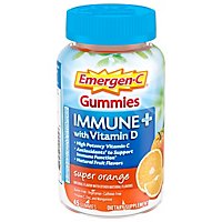 Emergen-C Immune Plus Orange Gummies - 45 Count - Image 3