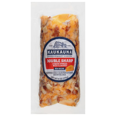 Kaukauna Double Sharp Cheddar Cln Log - 6 OZ - Image 3