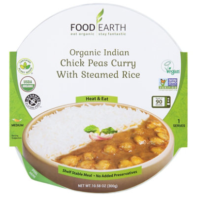 Food Earth Entree Chickpea Crry Rice - 10.58 OZ - Image 3