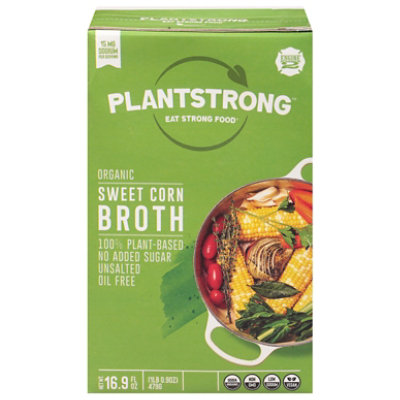 PLANTSTRONG Sweet Corn Broth - 16.9 Fl. Oz. - Image 3