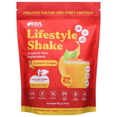 BestBodiesforLife Turmeric Protein Lifestyle Shake - 14.9 Oz - Image 3