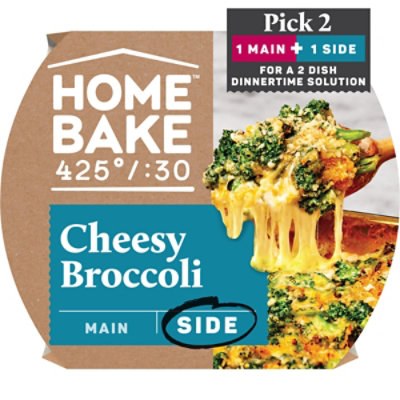 HomeBake 425°/:30 Cheesy Broccoli Frozen Side - 19.4 Oz - Image 1