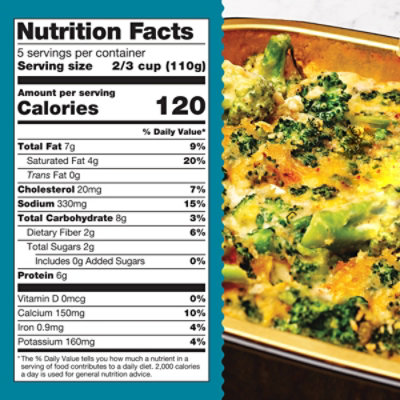 HomeBake 425°/:30 Cheesy Broccoli Frozen Side - 19.4 Oz - Image 2
