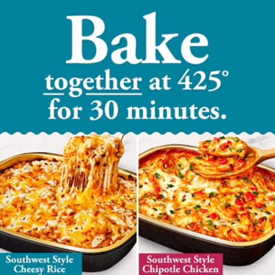 HomeBake 425°/:30 Southwest Style Cheesy Rice Frozen Side - 19.4 Oz - Image 4
