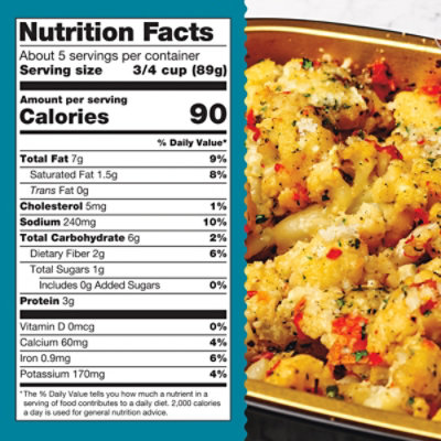 Home Bake Veggie Italian Herb Cauliflower Frozen Entrees Sides - 15 Oz - Image 5