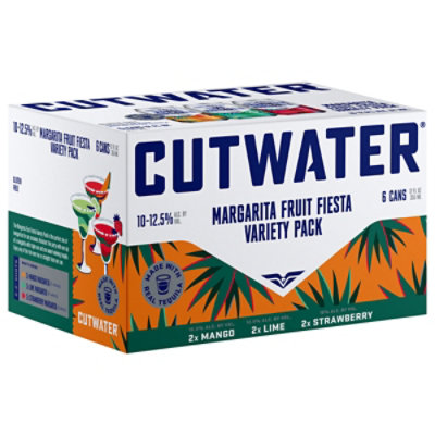 Cutwater Fruit Fiesta Margarita Variety Pack - 6-12 FZ - Image 1