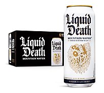 Liquid Death 100% Mountain Still Water Pack - 12-16.9 Fl. Oz.