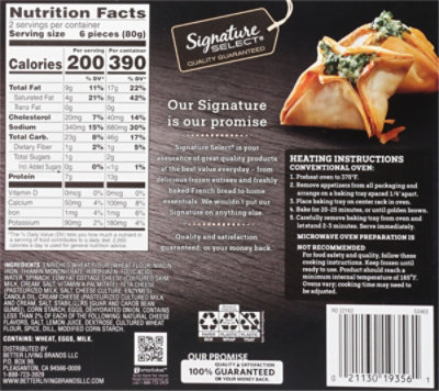 Signature SELECT Greek Style Spanakopita Bites - 5.6 Oz - Image 5