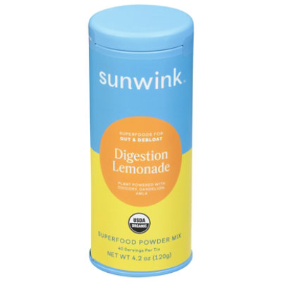 Sunwink Organic Lemonade Superfood Powder - 4.2 Oz - Image 3