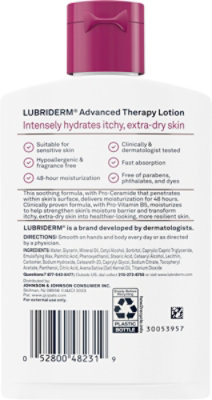 Lubriderm Advanced Therapy Fragrance-free Lotion, Vitamin E, 6 Fl. Oz - 6 FZ - Image 5