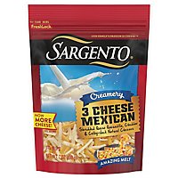 Sargento Creamery Shredded 3 Cheese Mexican Blend Cheese - 7.29 Oz - Image 2