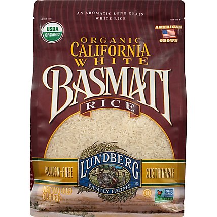 Lundberg White Basmati Rice - 4 Lb - Image 2