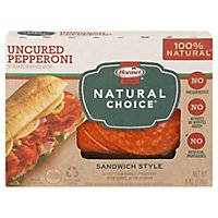 Hormel Natural Choice Uncured Pepperoni - 6 Oz - Image 1