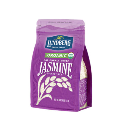 Lundberg Family Farms Organic California White Jasmine Rice - 4 Lb
