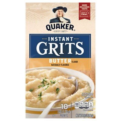 Quaker Butter Instant Grits - 9.8 Oz - Image 3