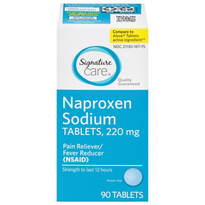 Signature Select/Care Naproxen Sodium Tablets 220 mg - 90 Count - Image 2