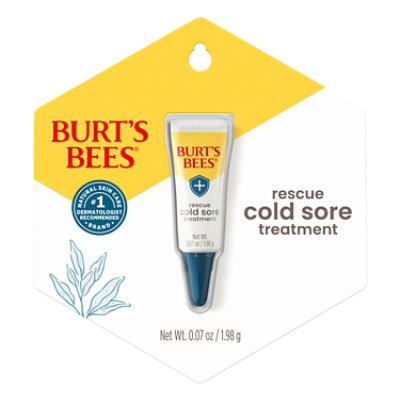 Burts Bees 100% Natural Origin Rapid Rescue Cold Sore Treatment - .07 OZ - Image 1