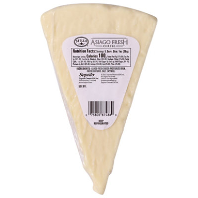 Stella Asiago Cheese Wedge - 8 OZ - Image 4