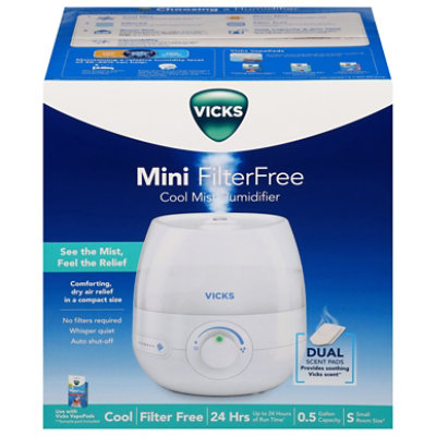 Vicks Half Gallon Ultrasonic Refresh Cool Mist Humidifier - Each - Image 3