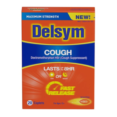 Delsum Cough Caplets - 20 Count - Image 2