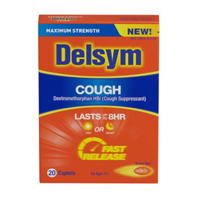 Delsum Cough Caplets - 20 Count - Image 3