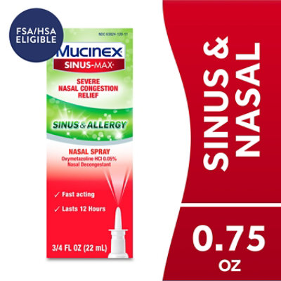 Mucinex Sinus Max Spray S&A - 0.75 Oz - Image 2