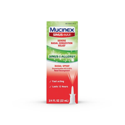 Mucinex Sinus Max Spray S&A - 0.75 Oz - Image 2